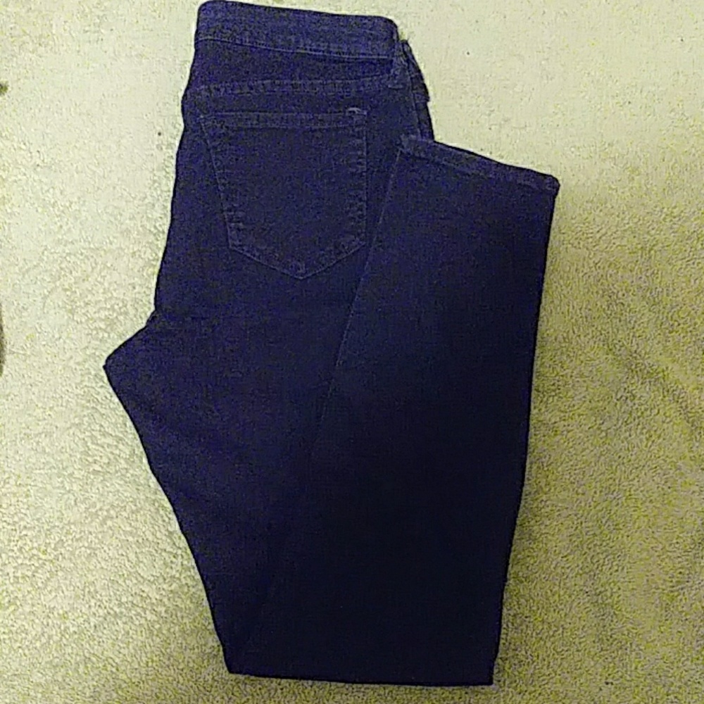 Old navy 16 tall rockstar jeans; low rise.